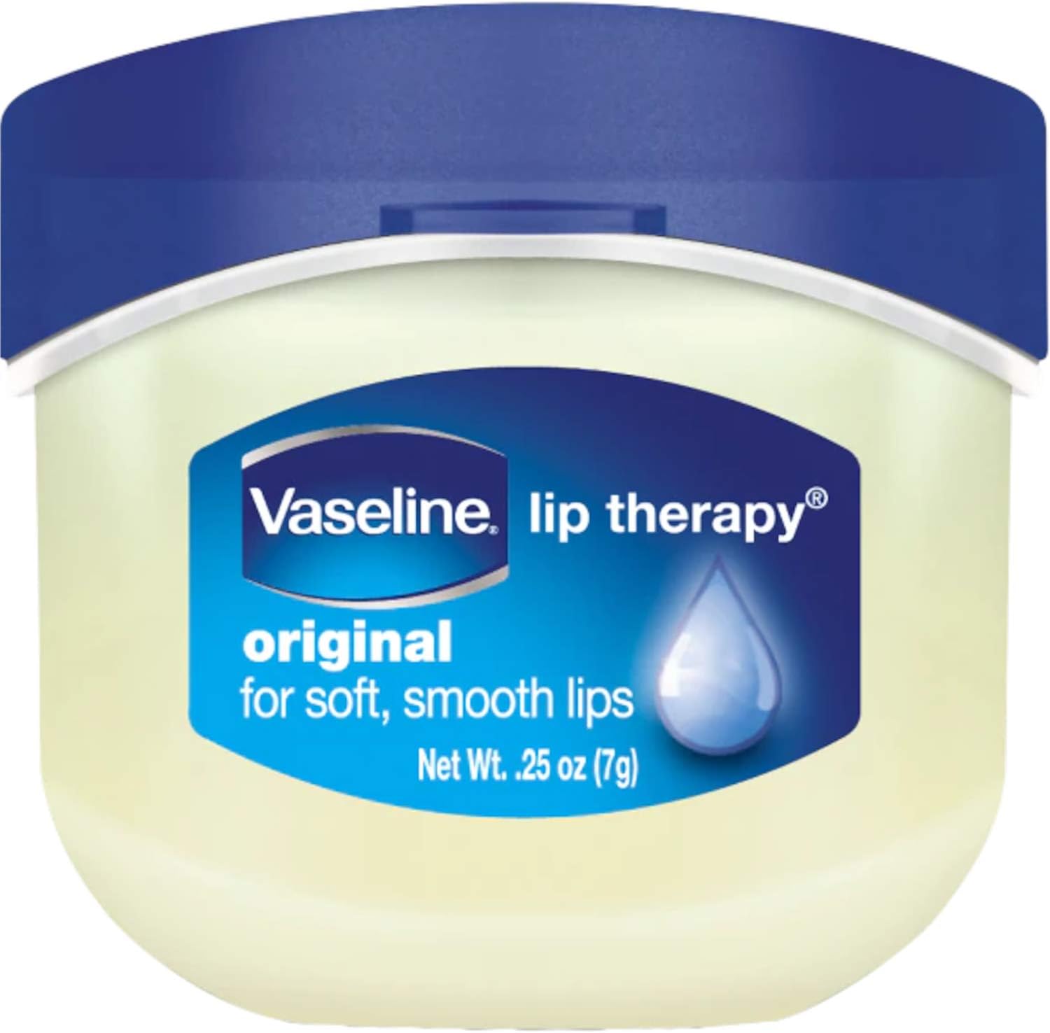 (24 Pack) VASELINE Lip Therapy Lip Balm, Original Pure Skin Jelly, Potable Small Vaseline 0.25oz