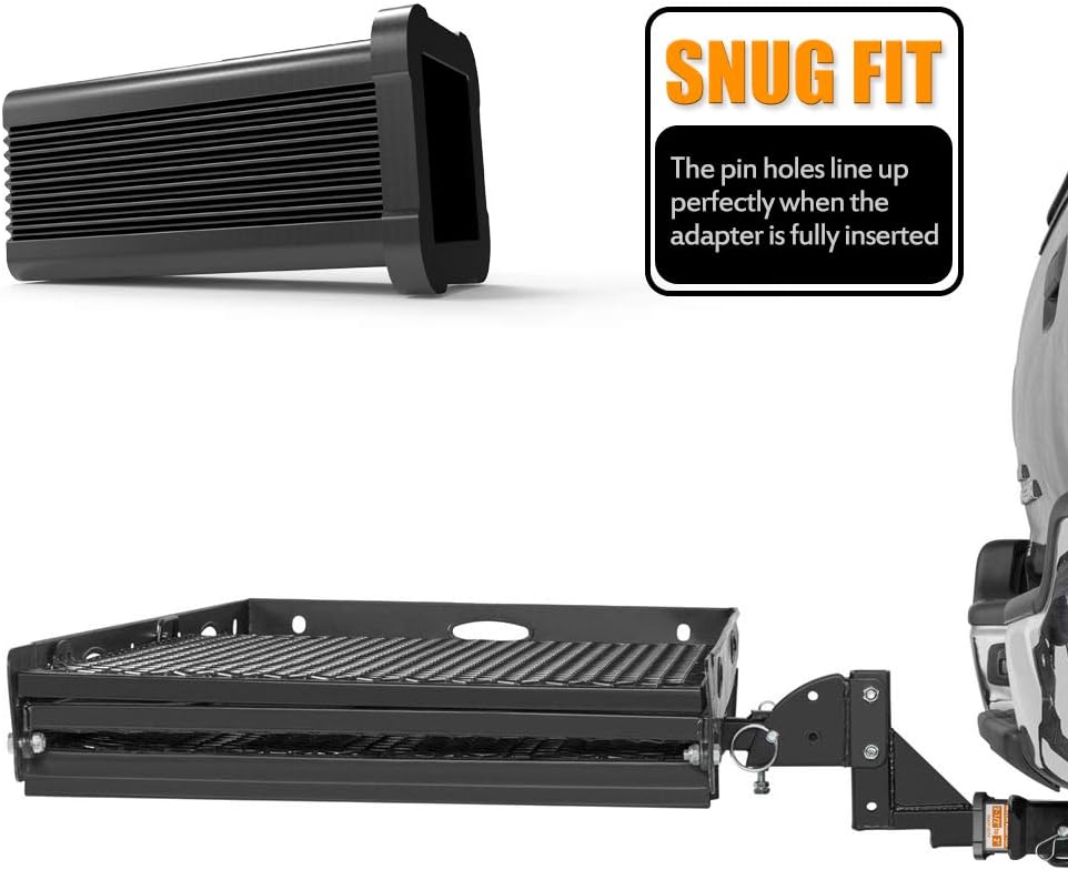 MICTUNING 2-1/2 Inch Class V to 2 Inch Class III and IV Trailer Hitch Receiver Adapter Reducer 2.5 Inches to 2 Inches Sleeve Convertor - Image 6