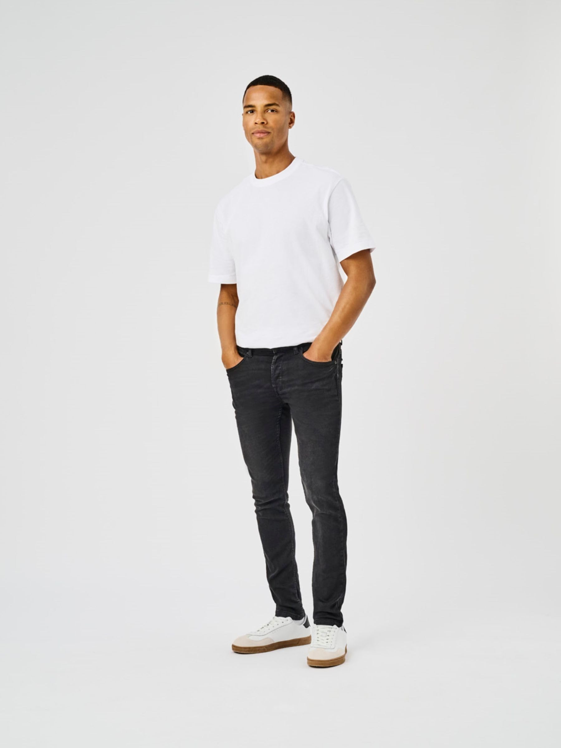 ONLY & SONS Onswarp Grey Dcc 2051 Noos Dżinsy skinny Mężczyźni