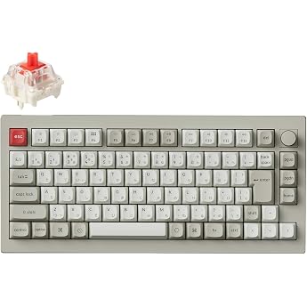 Domestic Genuine ProductKeychron V1 Max Retro Color QMK Wireless Custom Mechanical Keyboard, 2.4 GHz/Bluetooth 5.1/Wired Connection, RGB Light, Hot-Swap Compatible Gateron Jupiter Switch/Gasket