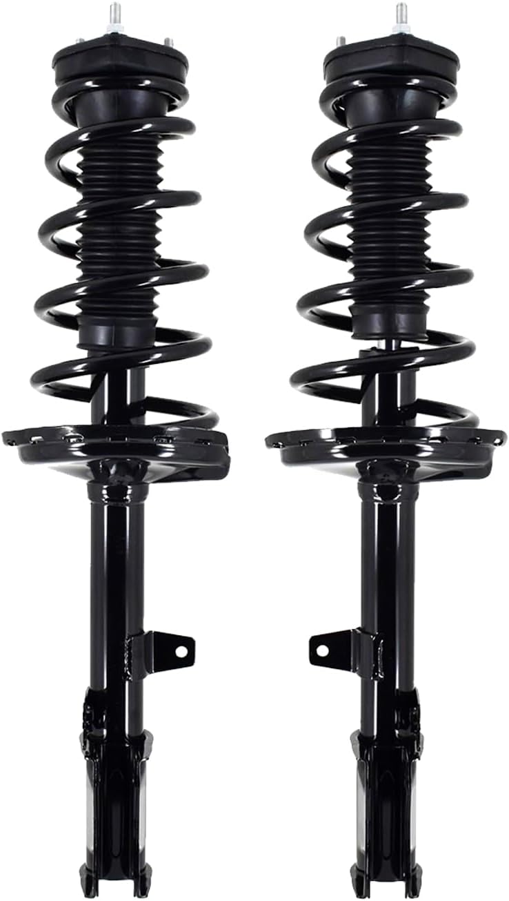 PM Auto Pair Rear Left-Right Quick Complete Strut - Coil Spring Compatible With 2009-2012 Toyota Venza FWD
