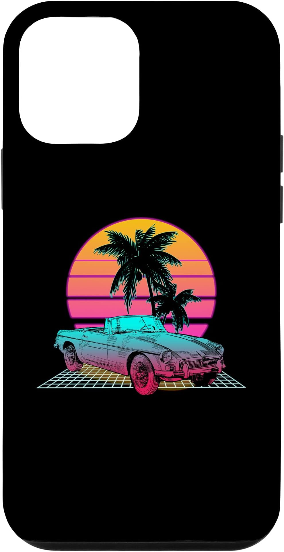 iPhone 12 mini Retro Sports Car Japanese Otaku Aesthetic Vaporwave Art Case
