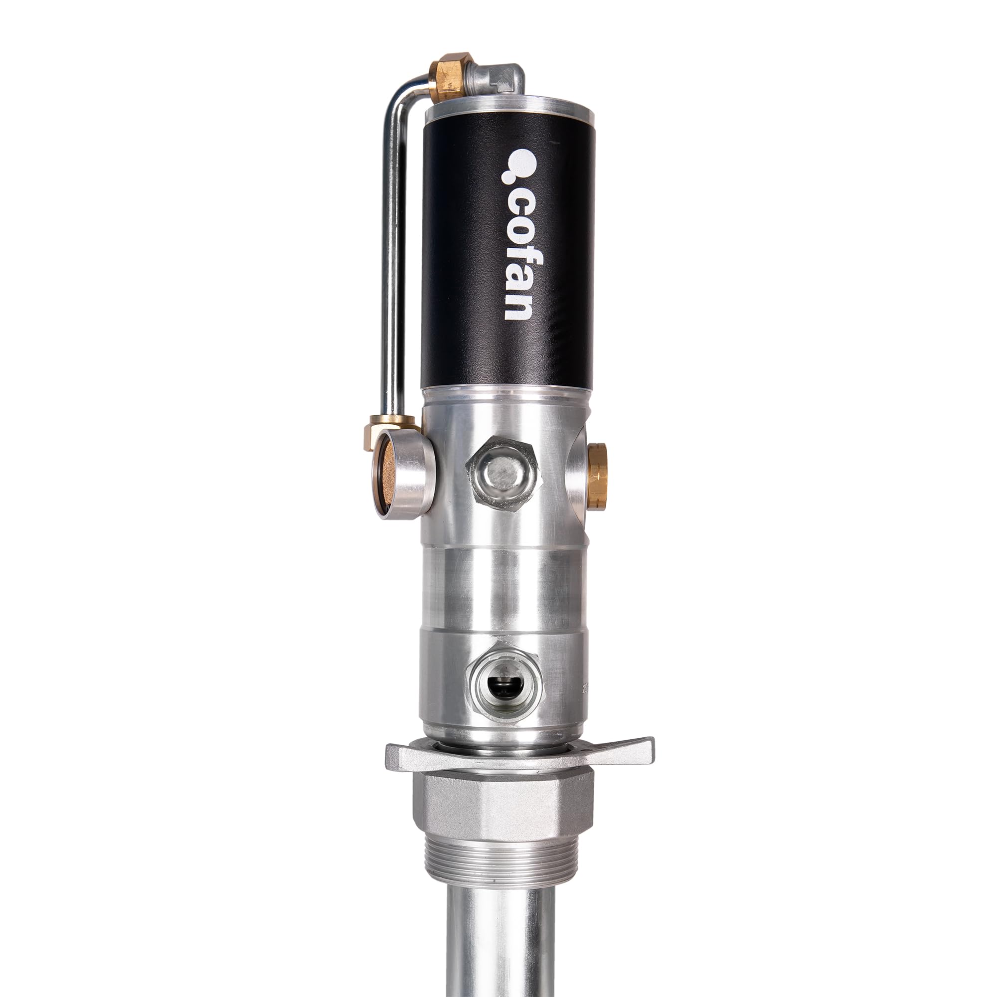 Cofan Bomba neumática lubricante | Adecuada para bidones de 205 litros | Caudal de 14 LPM | Relación 3:1 | Uso Profesional o Industrial