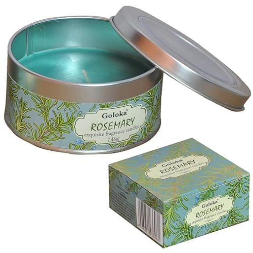 GiftBRIT Goloka - Vela de hojalata de viaje (2.5 onzas) para meditación, yoga, relajación, curación y positividad Cover
