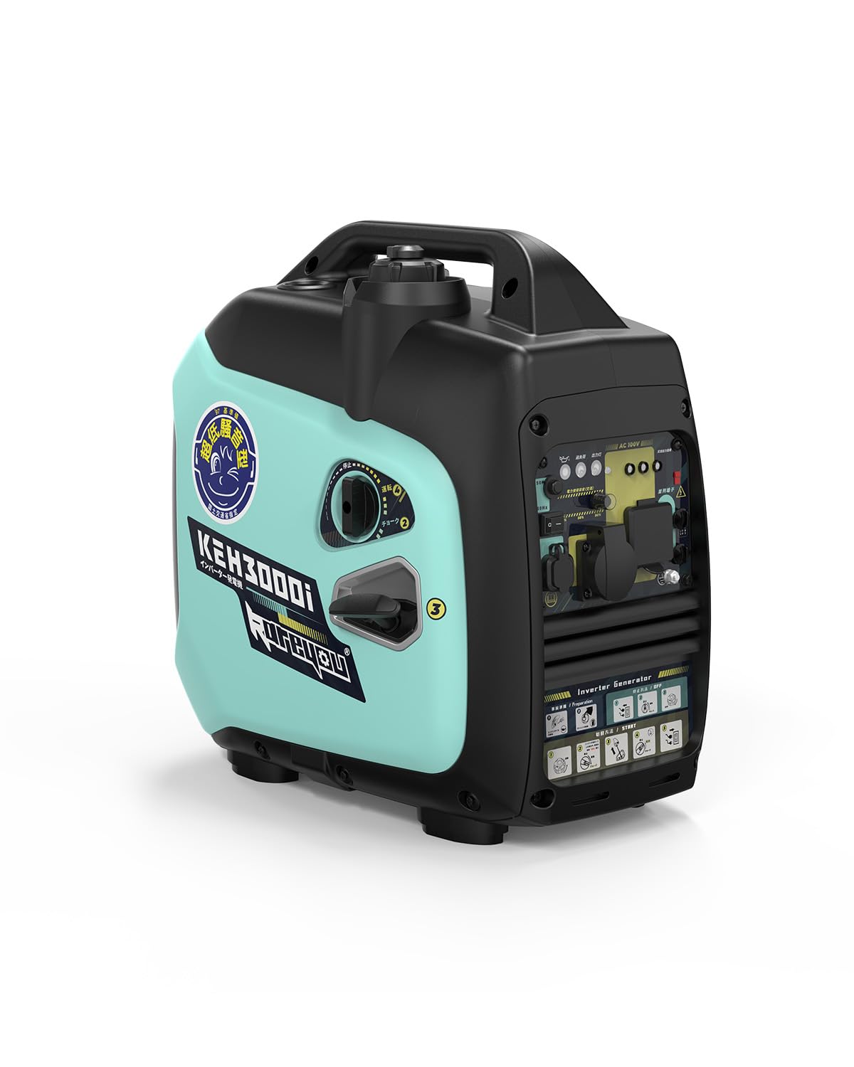 Amazon | Kareyou インバーター発電機 定格出力3.0kVA 最大出力3.5kVA
