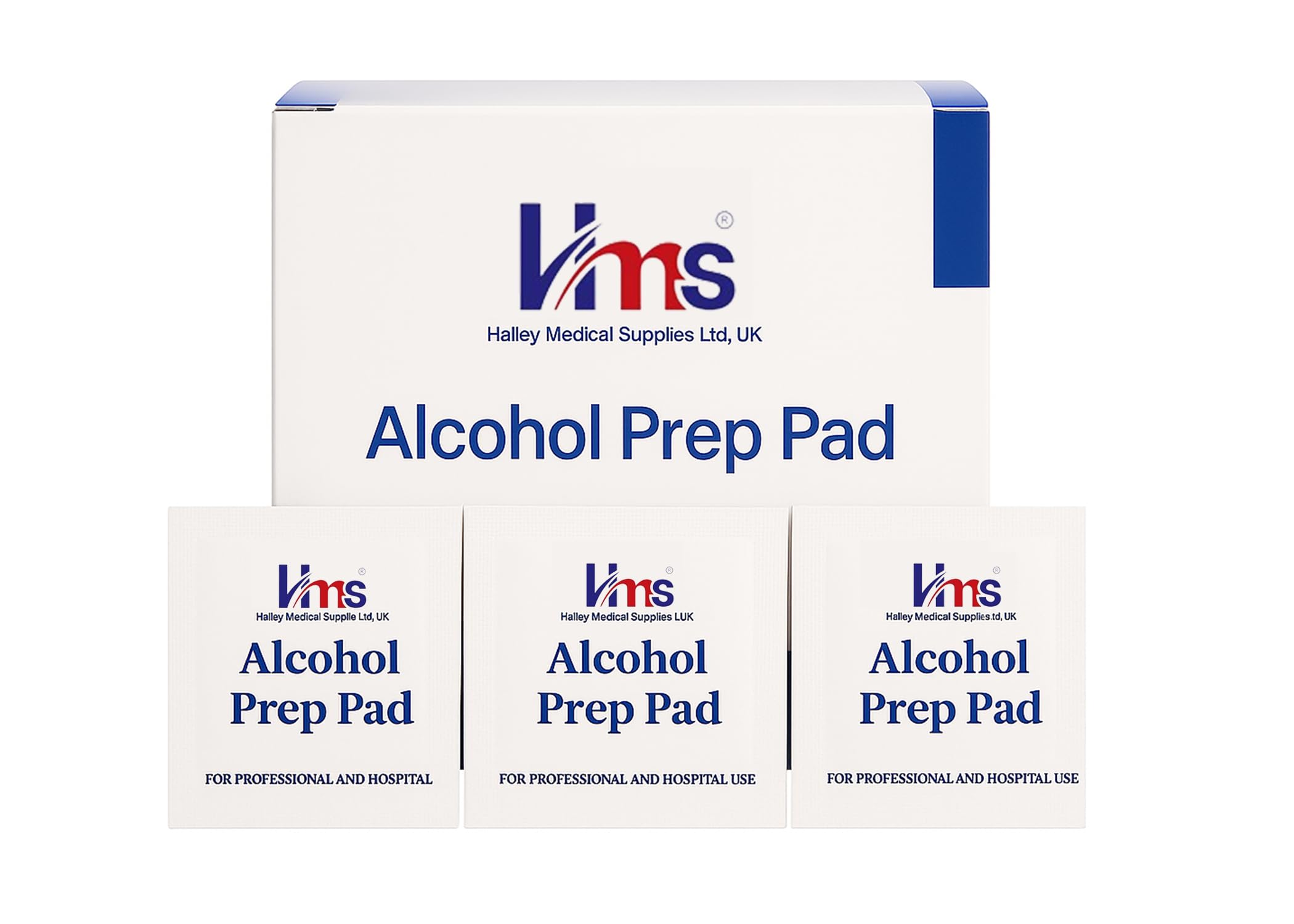 Alcohol Prep Pad, Sterile Wipes (Pack of 200)