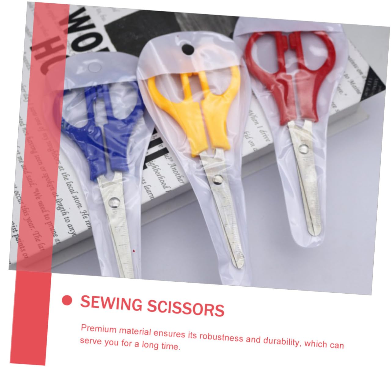 Angoily 60 Pièces Ciseaux Arrondis avec Échelle pour Étudiants Fournitures Artisanales Diy Idéaux pour Scrapbooking et Cartes de Couleur Aléatoire