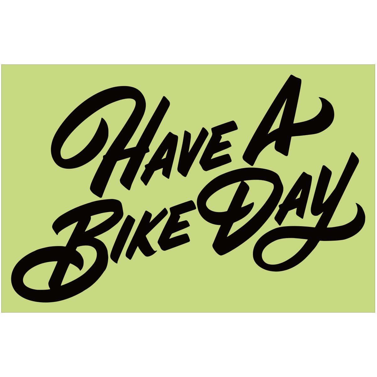 Amazon.co.jp: HAVE A BIKE DAY.ステッカー HABD BLUSH LOGO 抜き文字