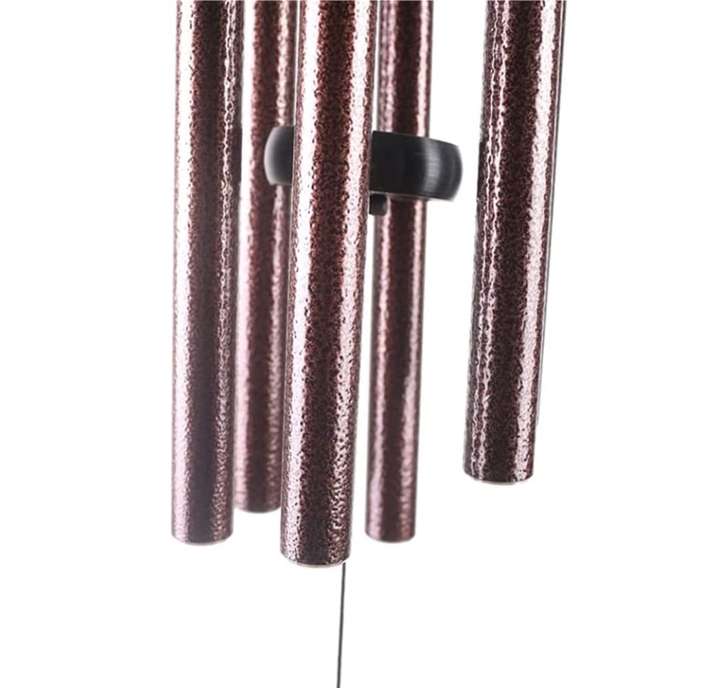 Klangspiel Windspiele Für Den Außenbereich, Tiefer Ton, 36 In Memorial Windspiele Mit 6 Schweren Röhren, Tiefer Ton Home Ornamente