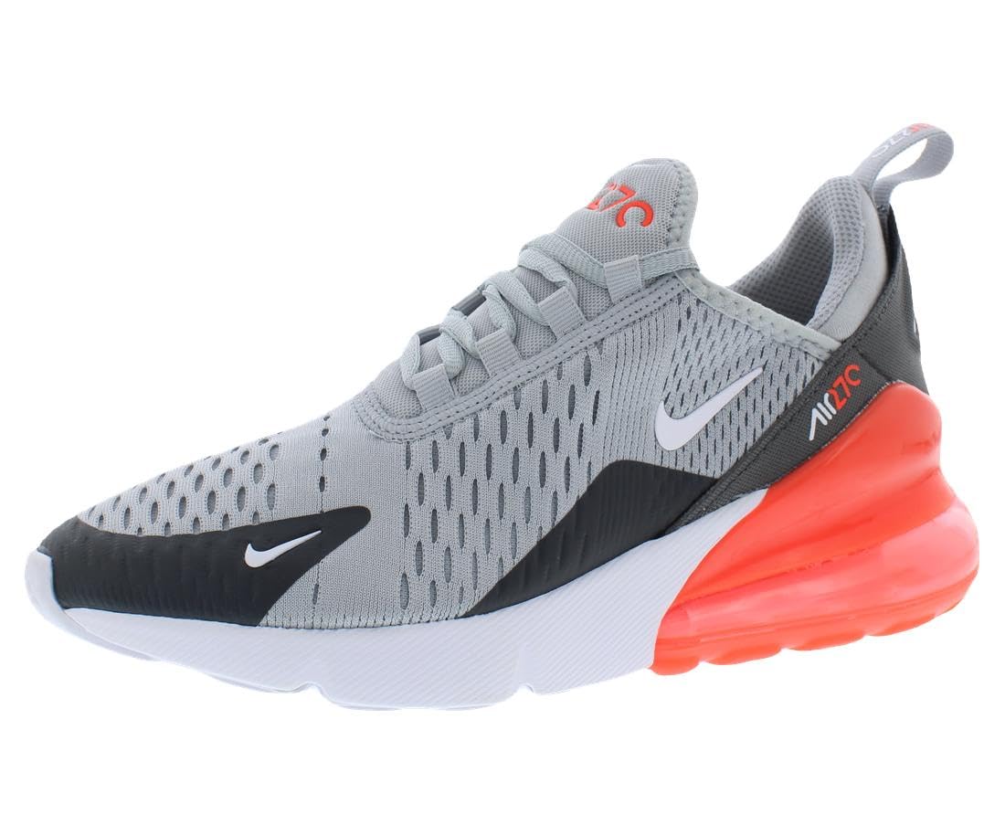 Nike Men's Air Max 270 GS Running Shoes, Wolf Grey White
