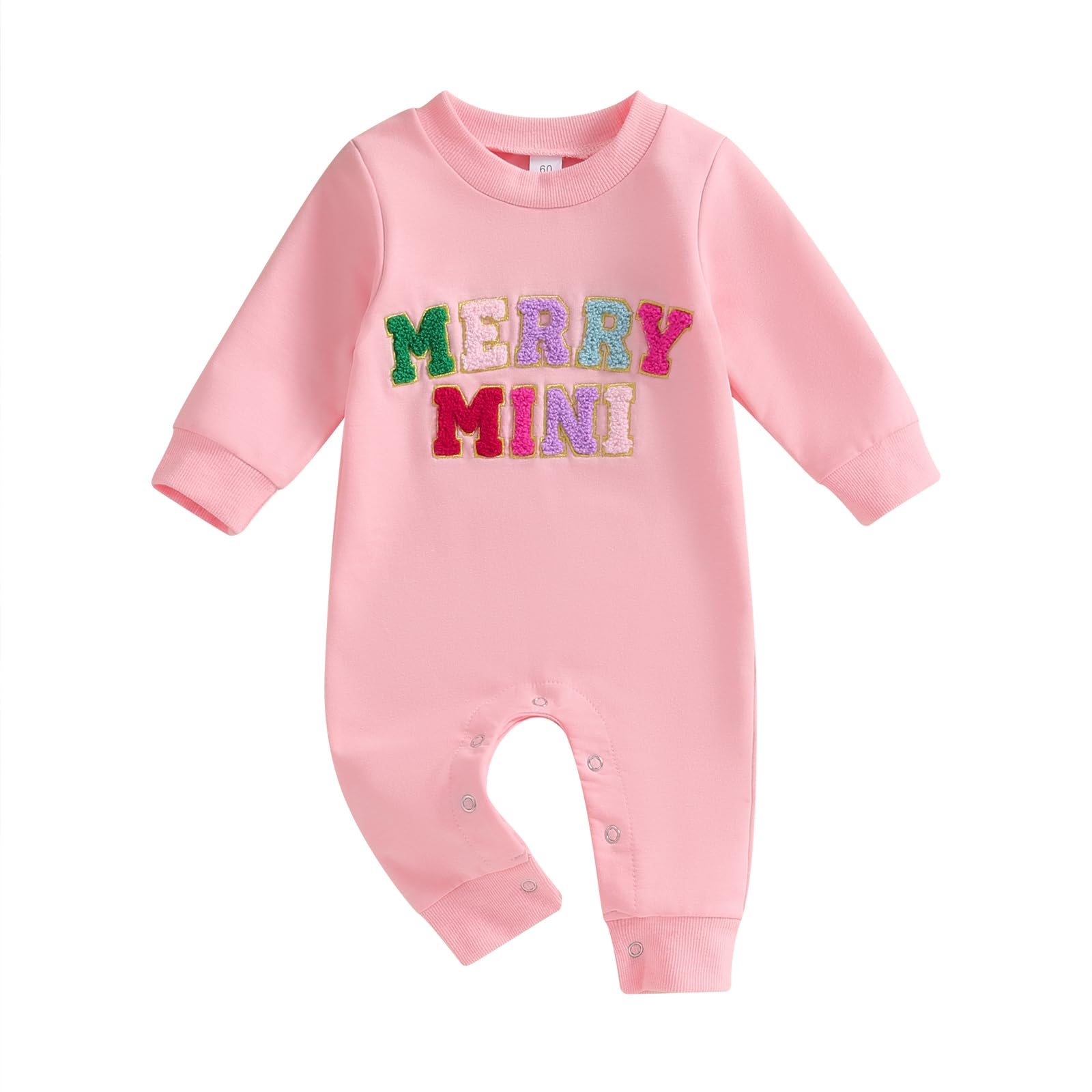 Baby's First Christmas Santa Outfit - Adorable Striped Onesie With Matching Hat