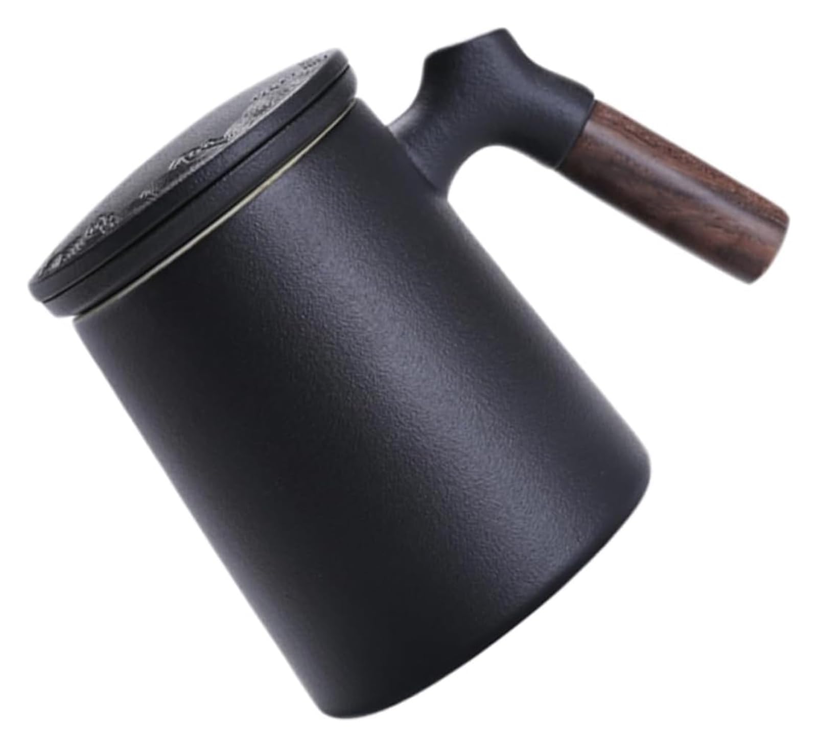 Taza infusora de té, 1 juego de tazas de filtro de cerámica para hombres, vaso con tapa, vaso de viaje, taza de filtro de té, taza de té con filtro, taza de té con filtro, taza de té, taza de filtro