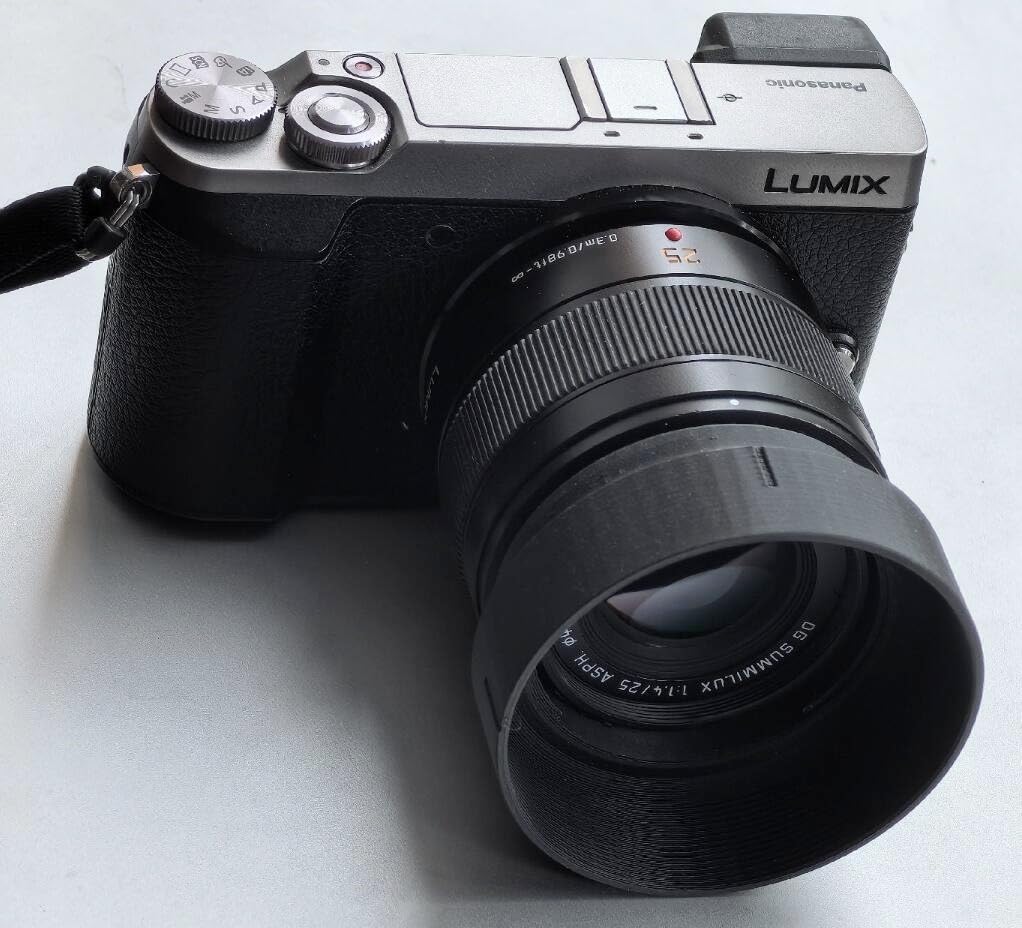【フード付き】パナソニック Panasonic ライカ H-X025 Amazon.com: NEW Lens Hood Compatible with Panasonic Lumix