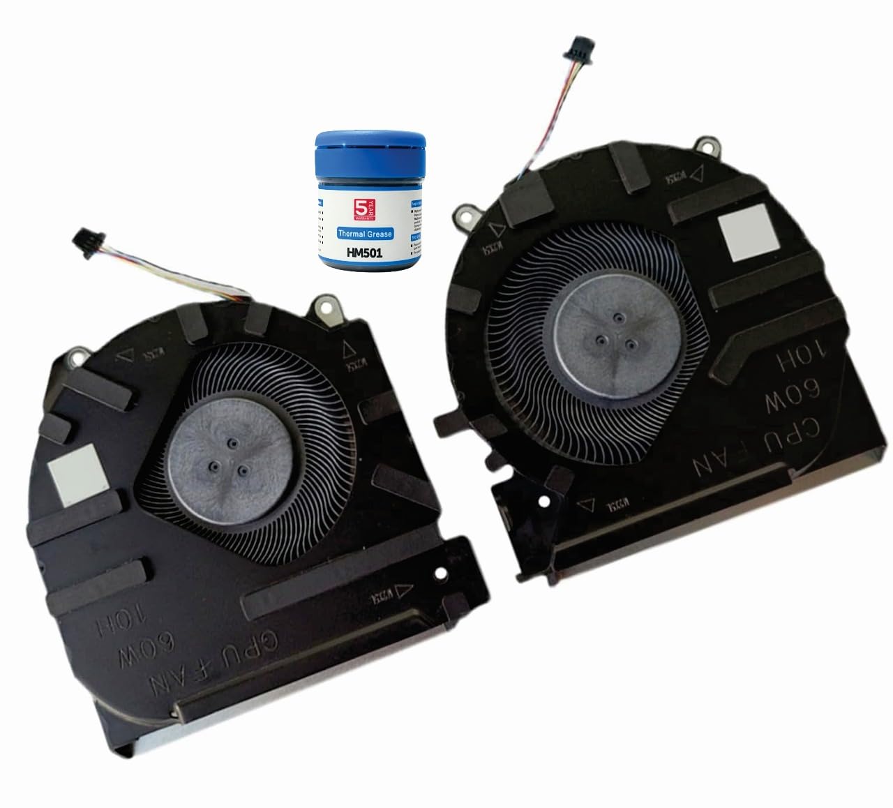 SpareWave High- Quality Replacement Internal CPU+GPU Cooling Fan For HP Victus 16-D 16-E 16-D0111TX 16-e0011ns NS75C06-20K21 Comes With Complimentary MH501 Thermal Greasen (Cooling paste).-image-11