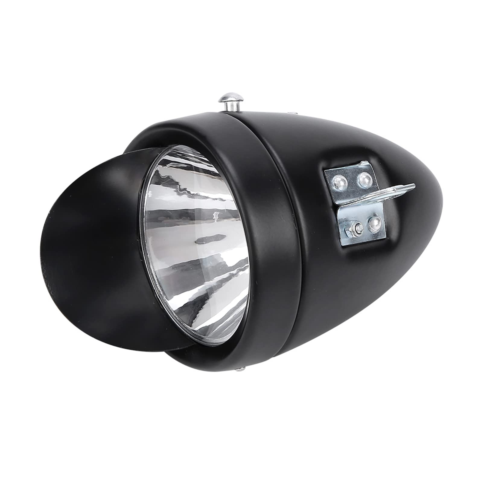 Acouto Fanale Anteriore Retro Bicicletta Super Leggero LED Luce Testa Bici Vintage con Visiera Luce Faro Bici Vintage Luci Anteriori Lampada Retro Bicicletta 7