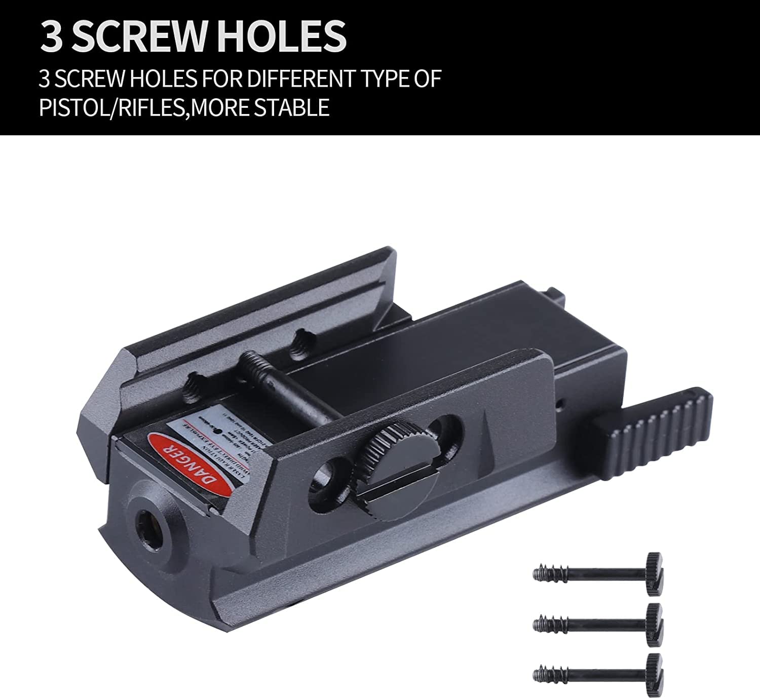 Viseur Laser Rouge Rechargeable AKTYAN – Rail Picatinny, Garantie 5 Ans