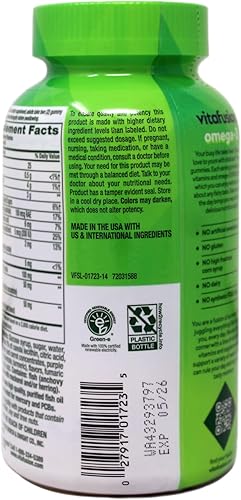 Miniatura 3 de Vitafusion Gomitas Omega-3, 120 unidades (4 botellas)