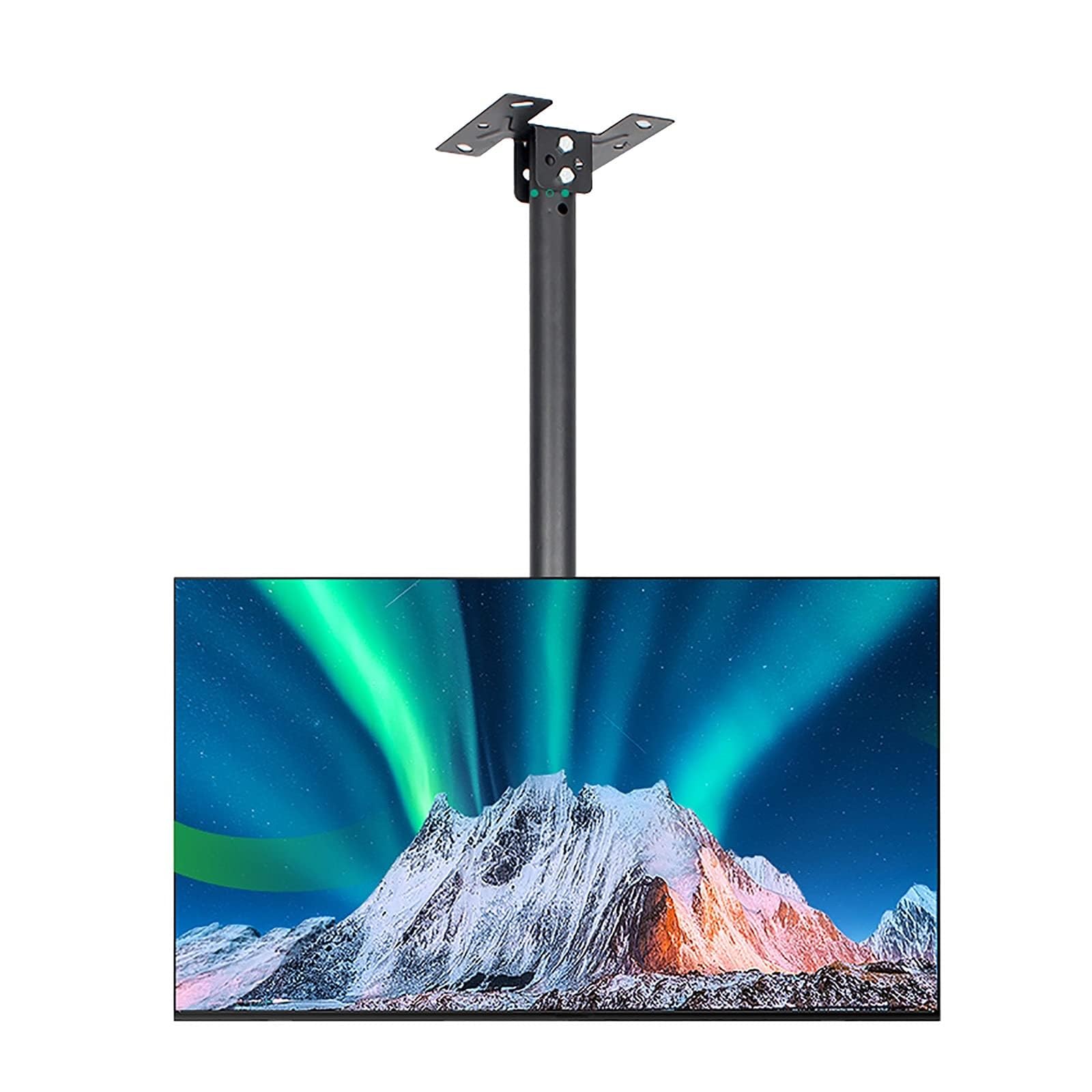 Support de plafond pour TV LCD 12-32 pouces inclinable pivotant charge 90 LB