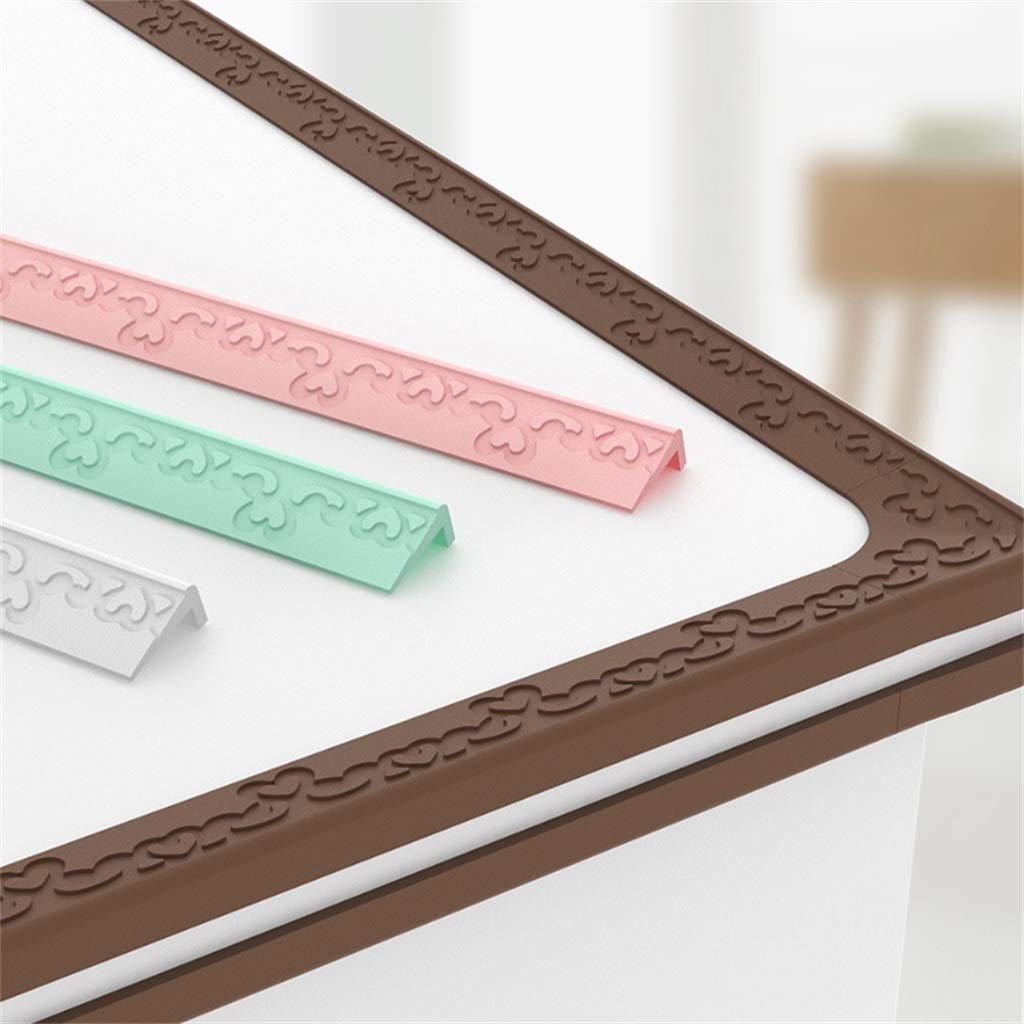 Protezioni angolari di sicurezza Protezioni angolari in schiuma, protezione for bordi, gel di silice 50 cm × 2 for protezione bordi mobili e protezione angoli for bambini (rosa, protezione bordi)(Pink
