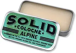 Solid Colônia - Perfume alpino - Fragrância masculina de bolso - Lata de 740 ml