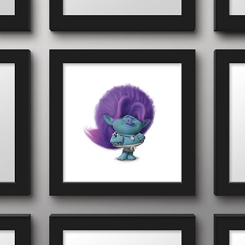 Miniatura 10 de Trends International Gallery Pops Trolls Band Together - Póster de pared de Bruce, 12.00 x 12.00 pulgadas, versión de marco blanco