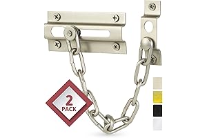 Jack N’ Drill Chain Door Guard with Lock - Secure Your Home with Convenience