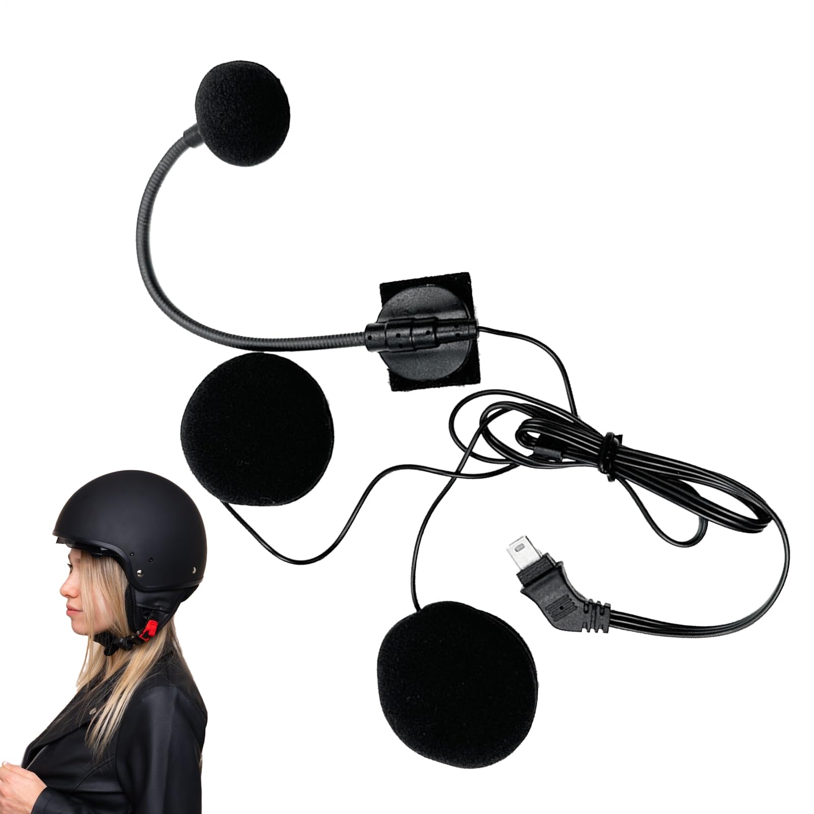 Amazon.co.jp: Imtrub ヘルメットインカムマイク,バイク用ヘルメット
