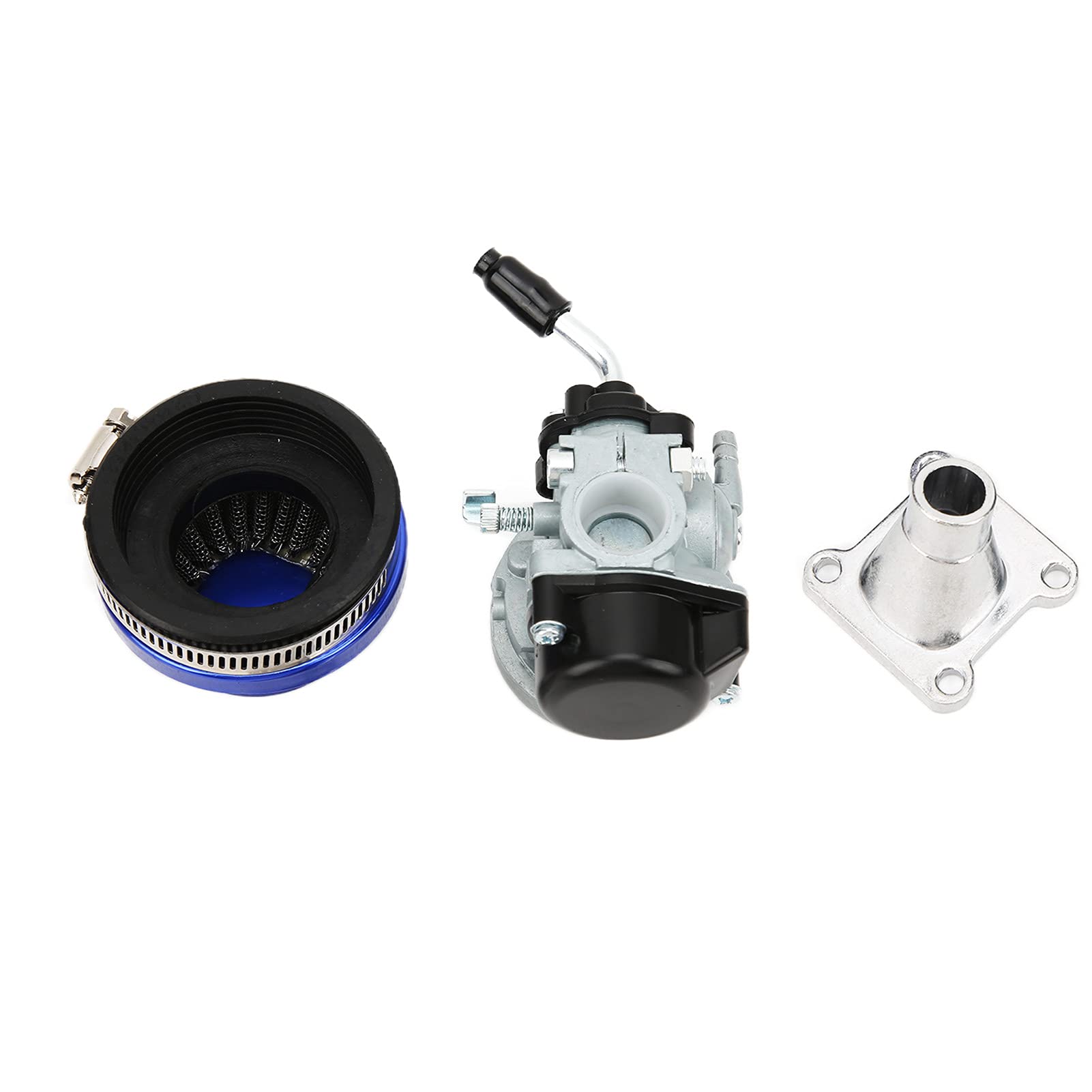 Carburatore Carb Racing a 2 tempi 49cc 66cc 70cc 80cc con filtro dell'aria compatibile con motore a 2 tempi per bici da bicicletta motorizzata - Carburatore ad alte prestazioni 80cc