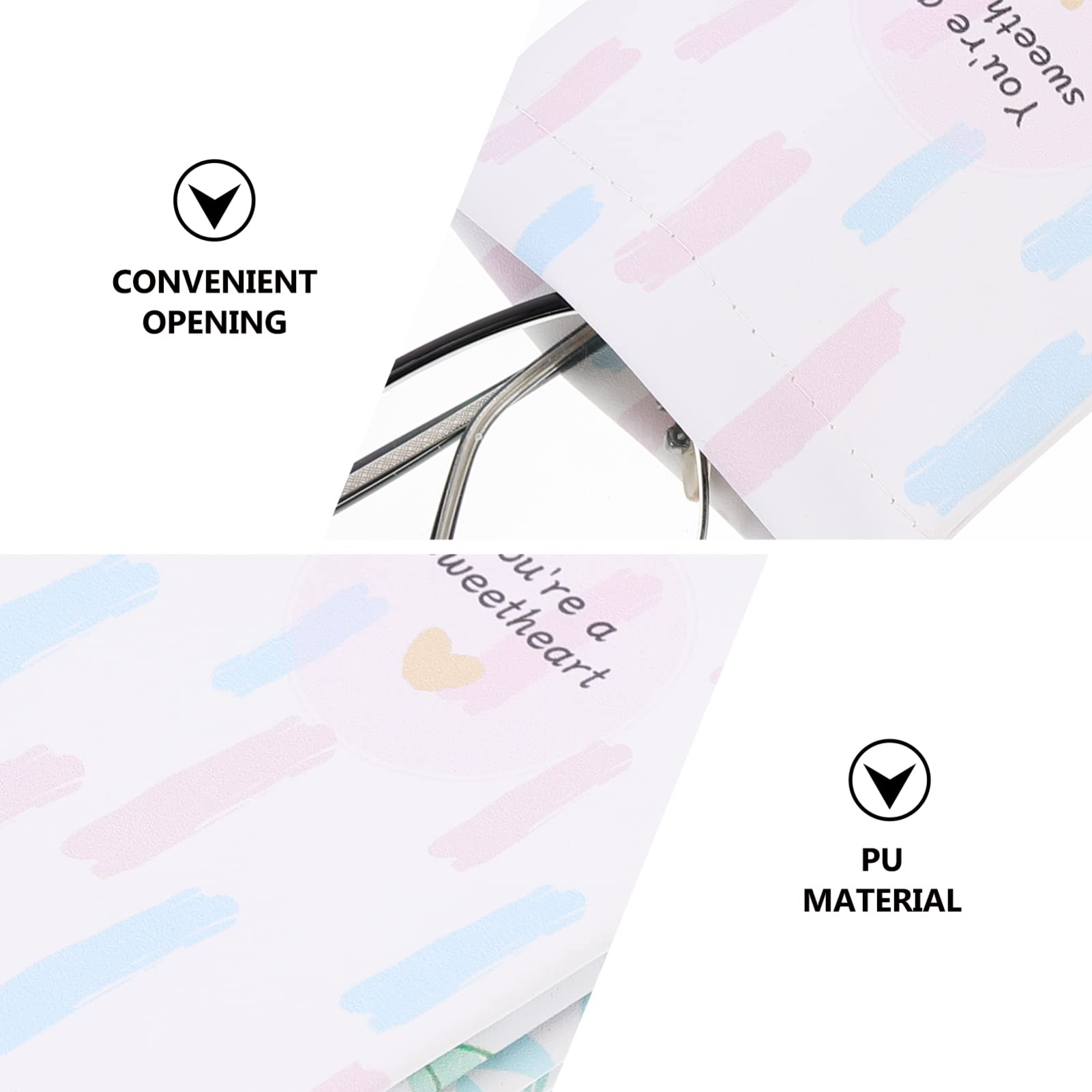 VALICLUD Borsa Per Occhiali Custodia Per Occhiali Da Sole Display Catena Astuccio Piccolo Portapenne Astuccio Portapenne Piccolo Custodia Per Gli Occhiali Pu