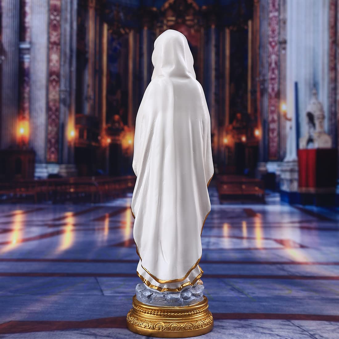 Amazon.co.jp: DIYYILIF 高さ8.7インチ 聖母マリア像 樹脂製 小さな