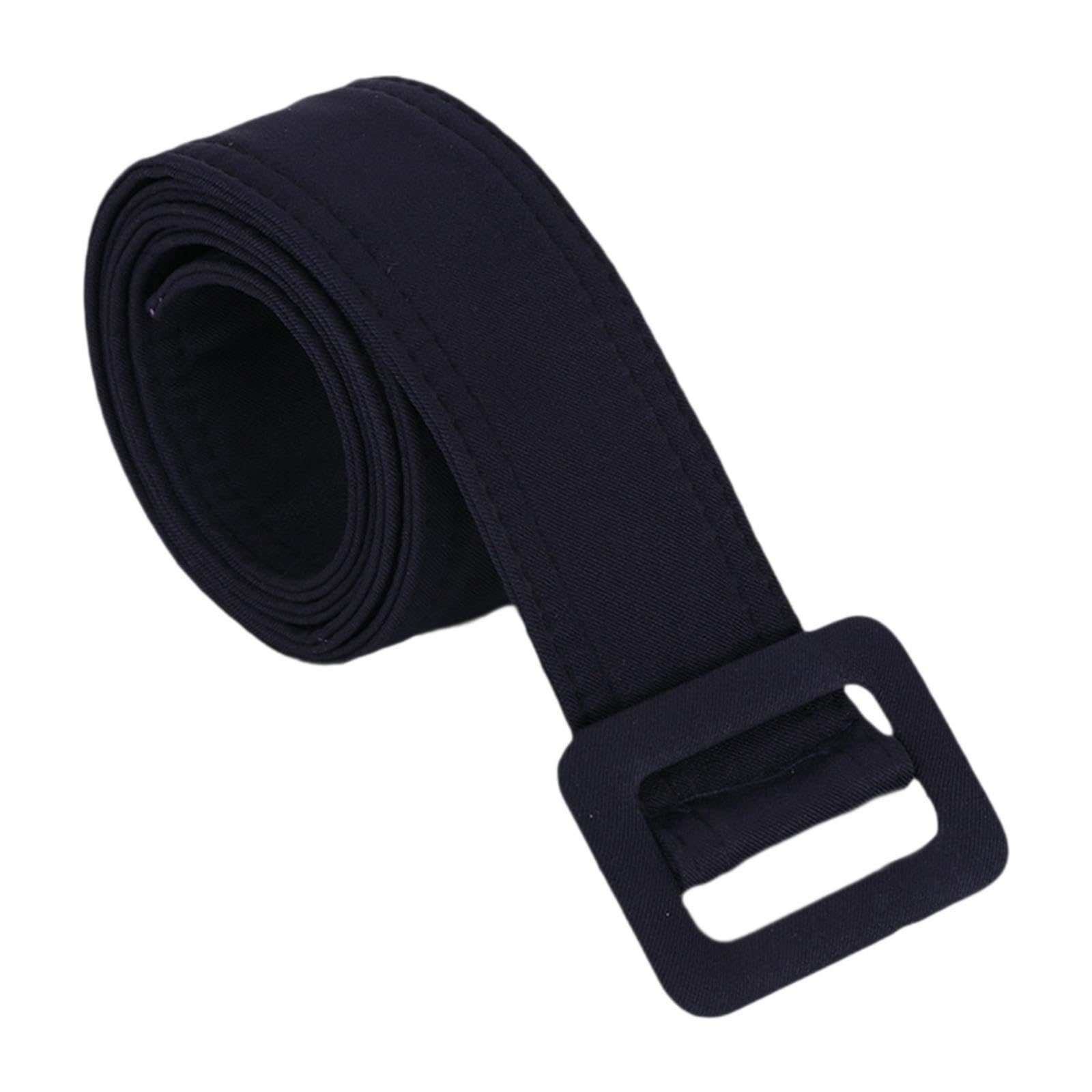 Women Trench Coat Belt Decor Overcoat Waist Belt for Jacket Dating Outerwear Deep Blue-image-9