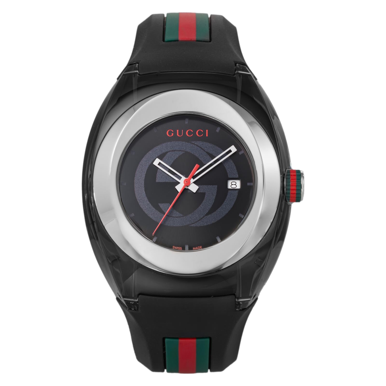 グッチ　腕時計 Amazon.co.jp: [GUCCI(グッチ)] 腕時計 Watch SYNC ブラック文字盤