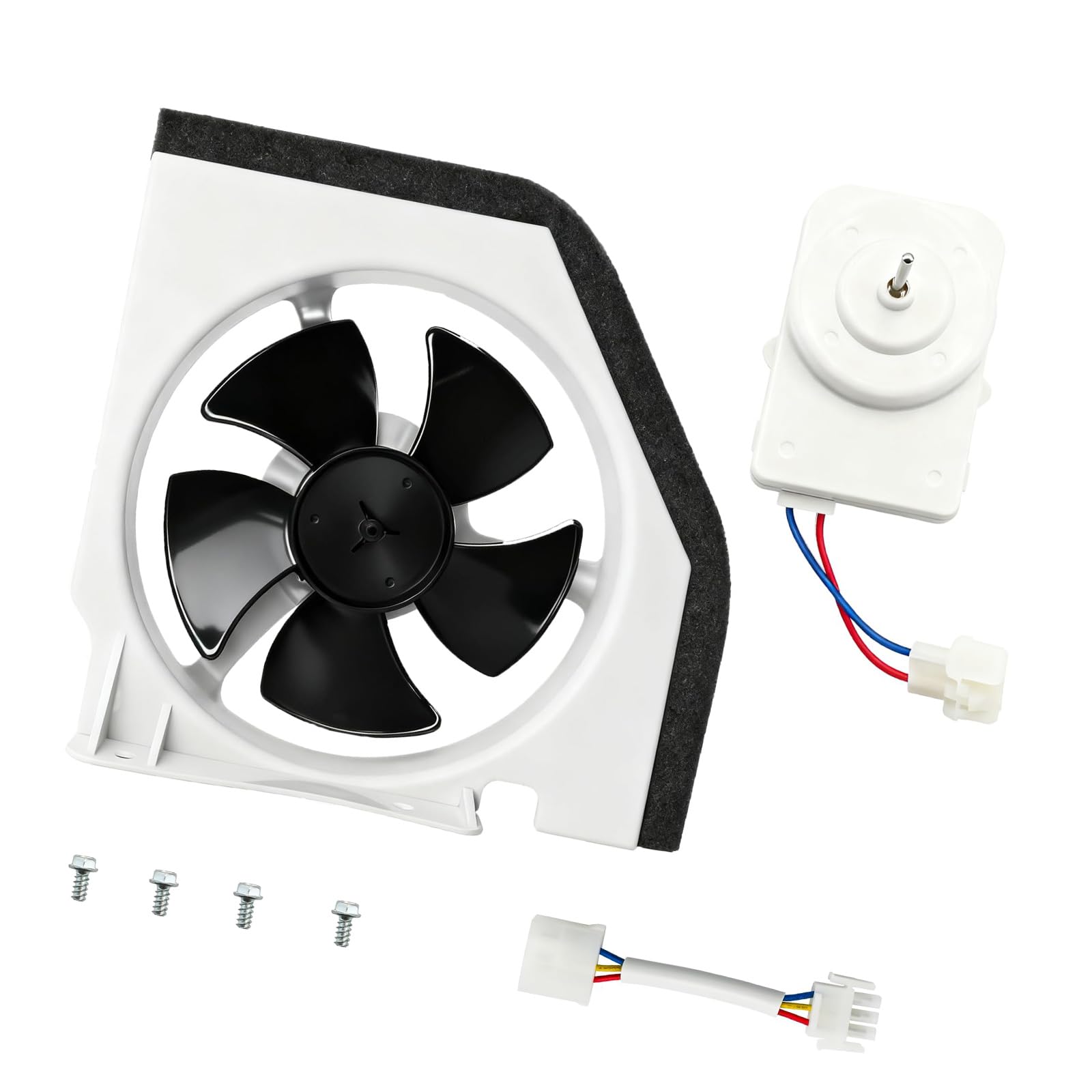 KieTeiiK Refrigerator Condenser Fan Motor Replacement Part Suitable for Various Models Simple Installation Texture Fan Motor