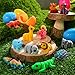 JOYIN 12 Pcs Prefilled Easter Eggs with 3D Printed Wild Animals, 3D Articulated Toys for Party Favors, Basket Stuffers, Goodie Bag Fillers, Classroom Prize Supplies, Party Games for Boys & Girls