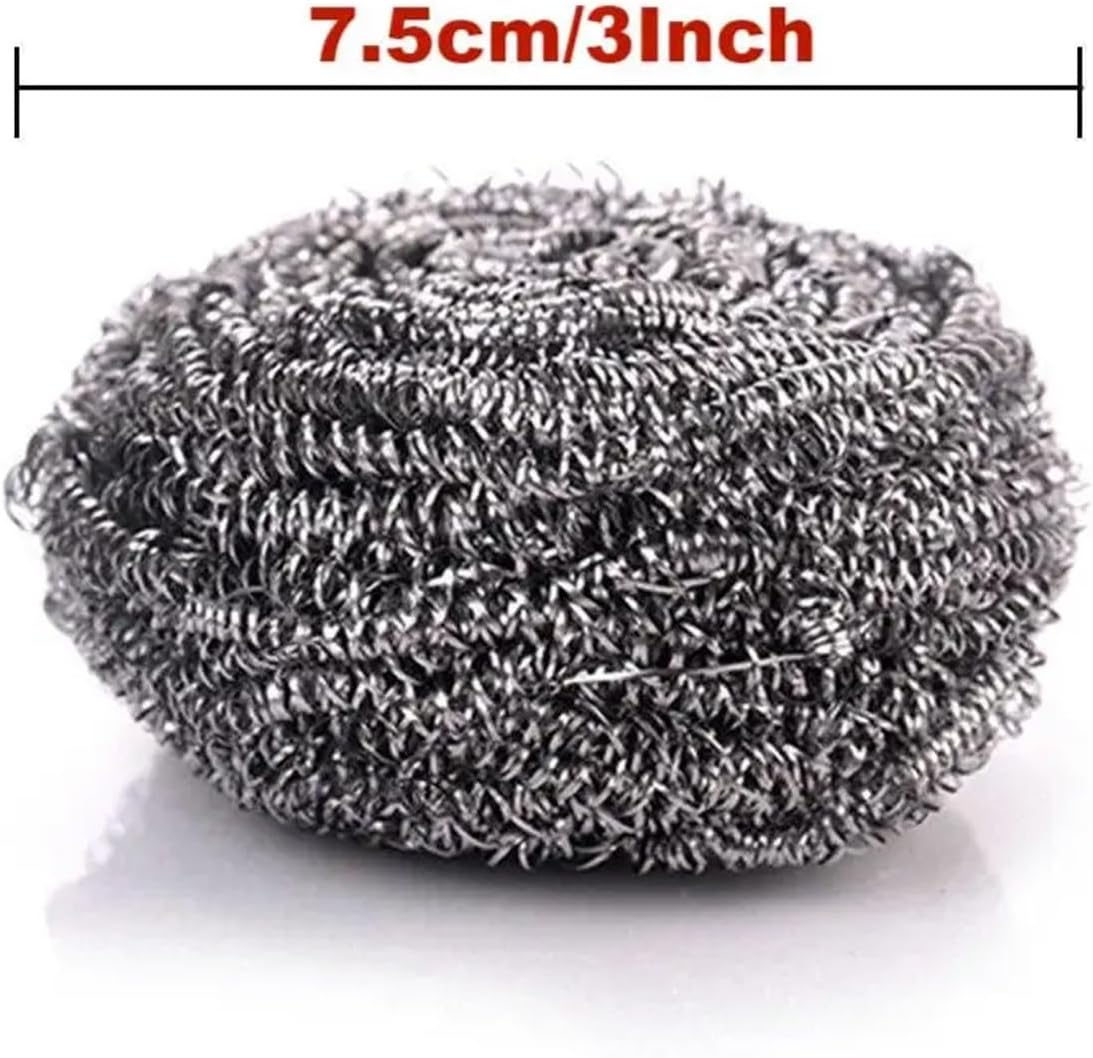 30pcs Stainless Steel Scrubber for Kitchens, Bathroom and More