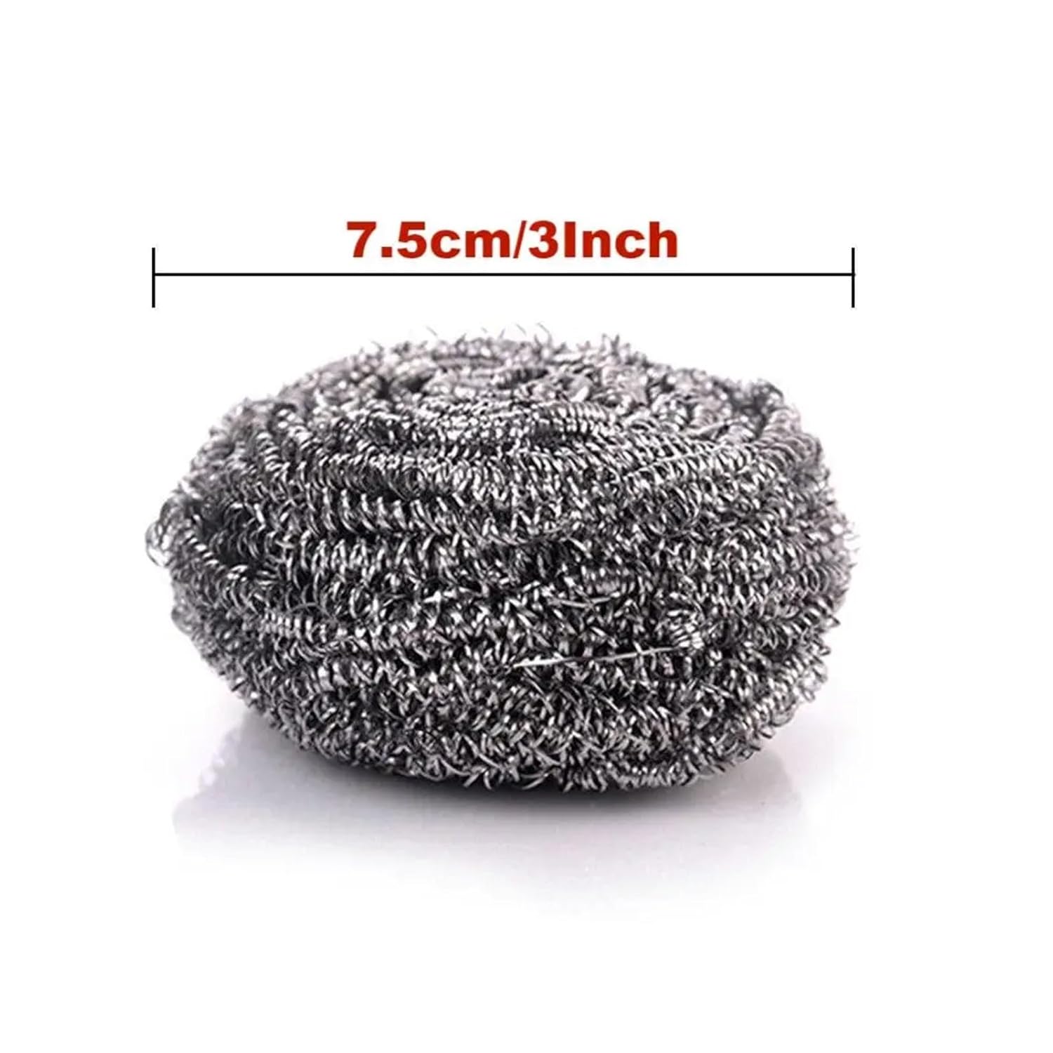 Steel Wool Scrubber Pad 30pcs Stainless Steel Scrubber for Kitchens, Bathroom and More for Cleaning Kitchen,Bathroom