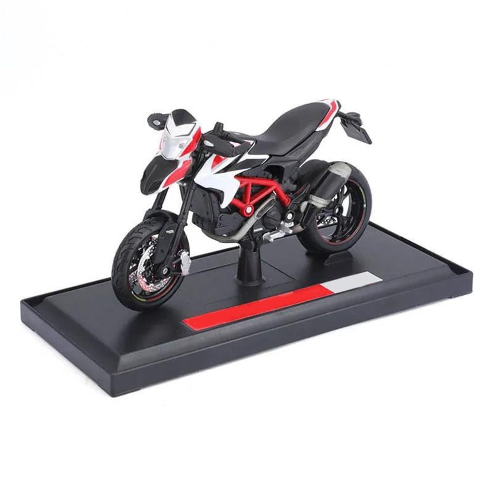 Modelo a Escala 1:18 para Ducati Hypermotard SP Modelo De Motocicleta De Metal Fundido A Presión, Coleccionables De Motos