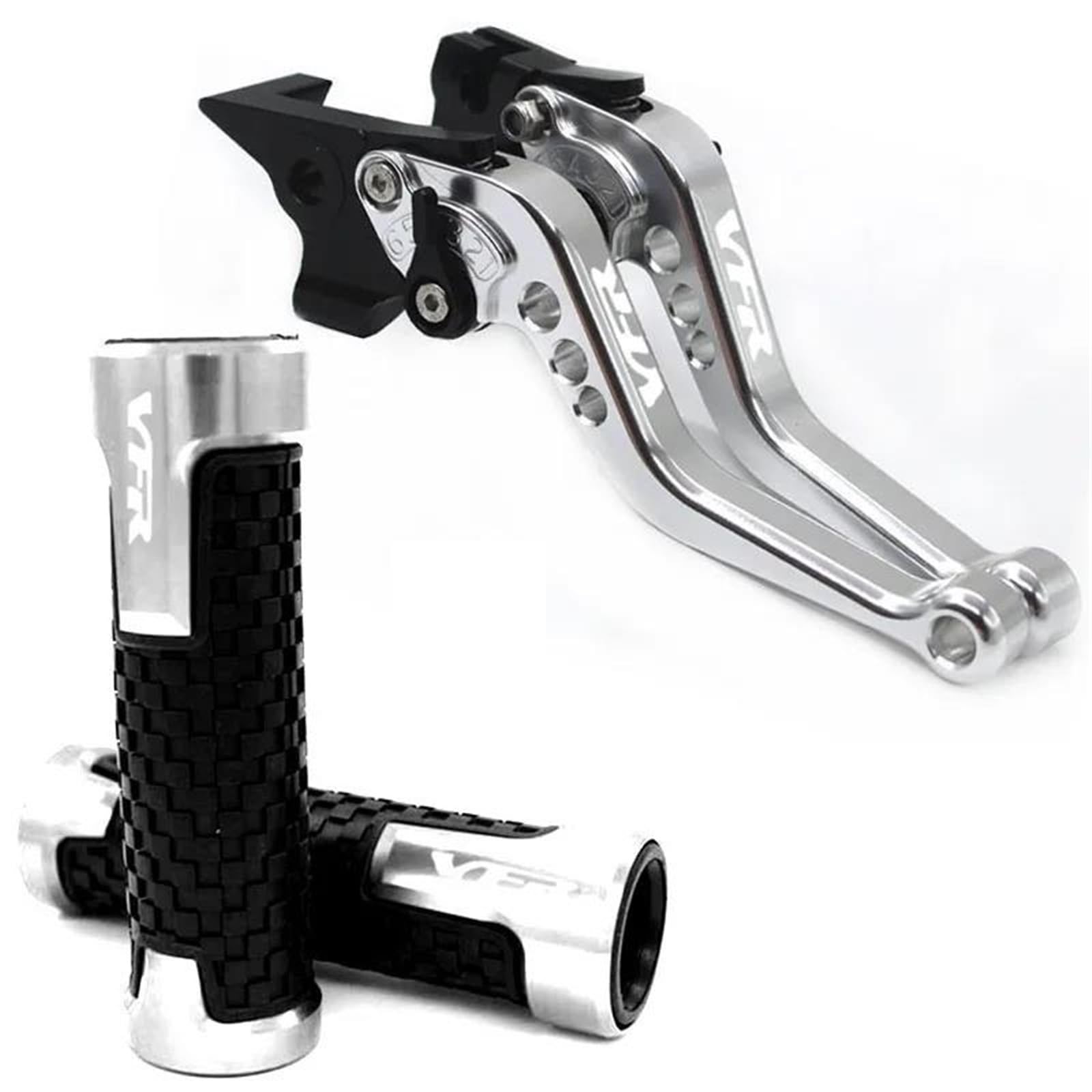 Cfsjrxz Color 6 Clutch Levers Motorcycle Brake Clutch Lever Handlebar Grips For Vfr800f Vfr 800 F 800F Fi W1 Vtec Bar Connection Component Motorbike Brake Lever Handlebar Grips(Color 6)