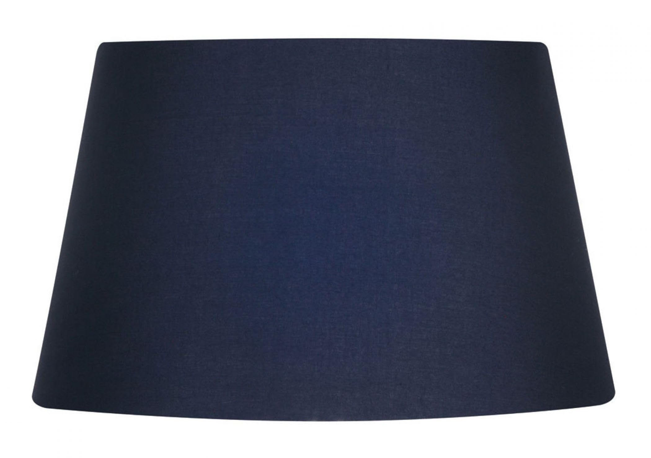 Oaks Lighting Navy Cotton Drum Shade, 10-Inch, Fabric