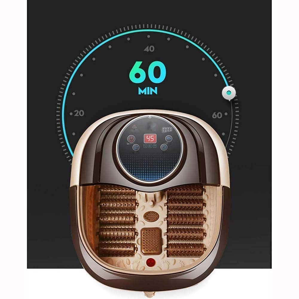 HMTE Massaggiatore Elettrico per pediluvio con Calore Massaggiatore motorizzato per pediluvi con Calore