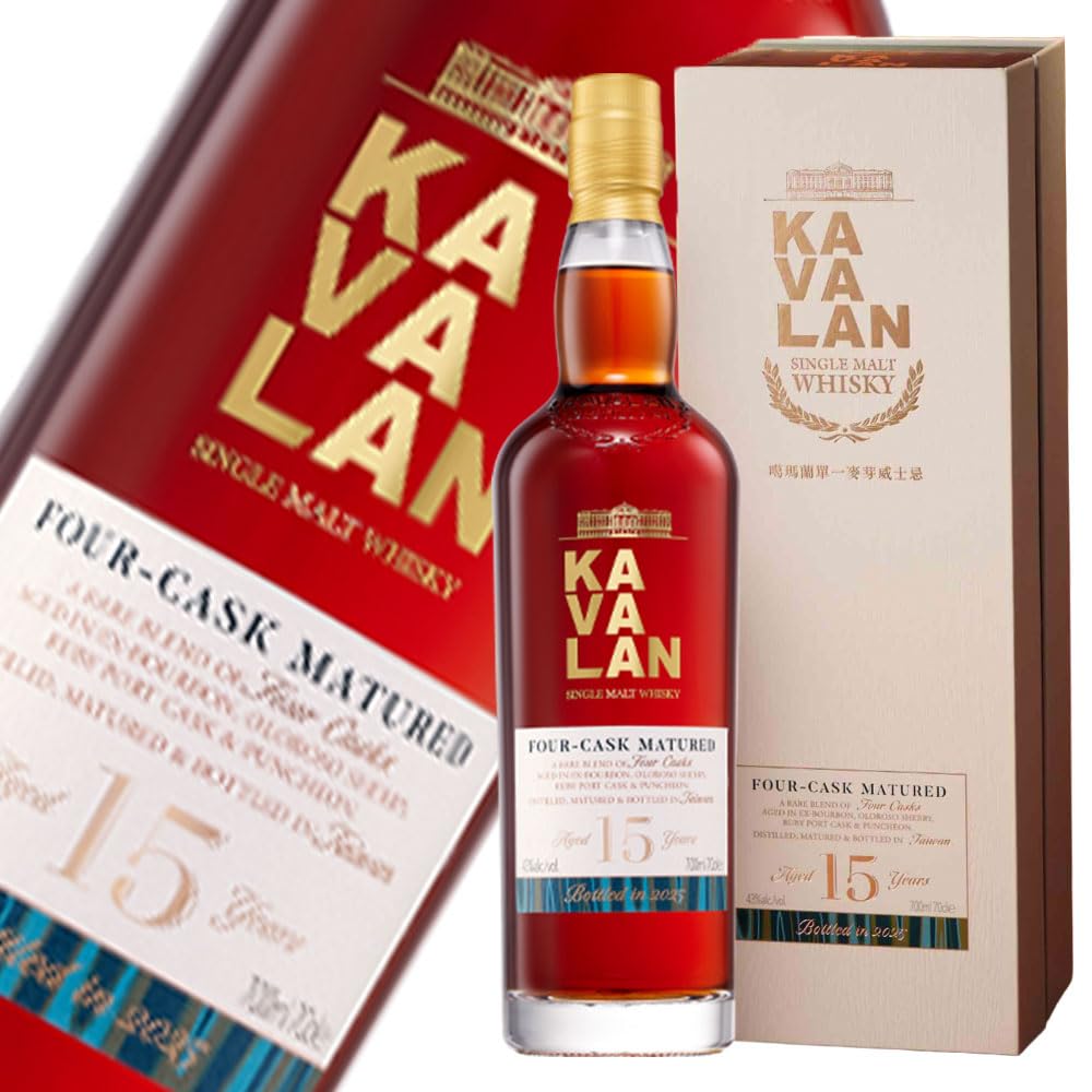 カバラン 初の15年年数熟成 数量限定 2025 KAVALAN 再入荷】カバラン 15年 シングルモルト ウイスキー 2025エディション