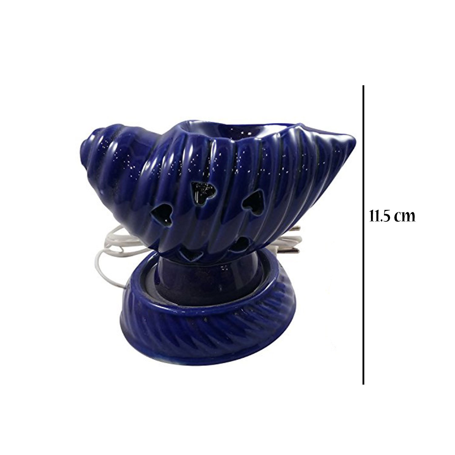 India Meets India Handicraft Ceramic Essential Oil Diffuser and 10ml Lotus Essential Oil Aroma Diffuser Aromatherapy Diffusers, Best Gifting, Made by Awarded Indian Artisan