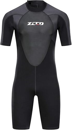 Vista 26 de ZCCO Trajes de neopreno para hombre de 1.5/0.118 in con cremallera trasera para pesca submarina, esnórquel, surf, canoa, buceo 3MM
