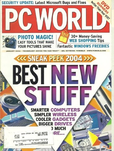 PC World Magazine January 2004 Photo Magic! Easy Tools That Make Your Pictures Shine