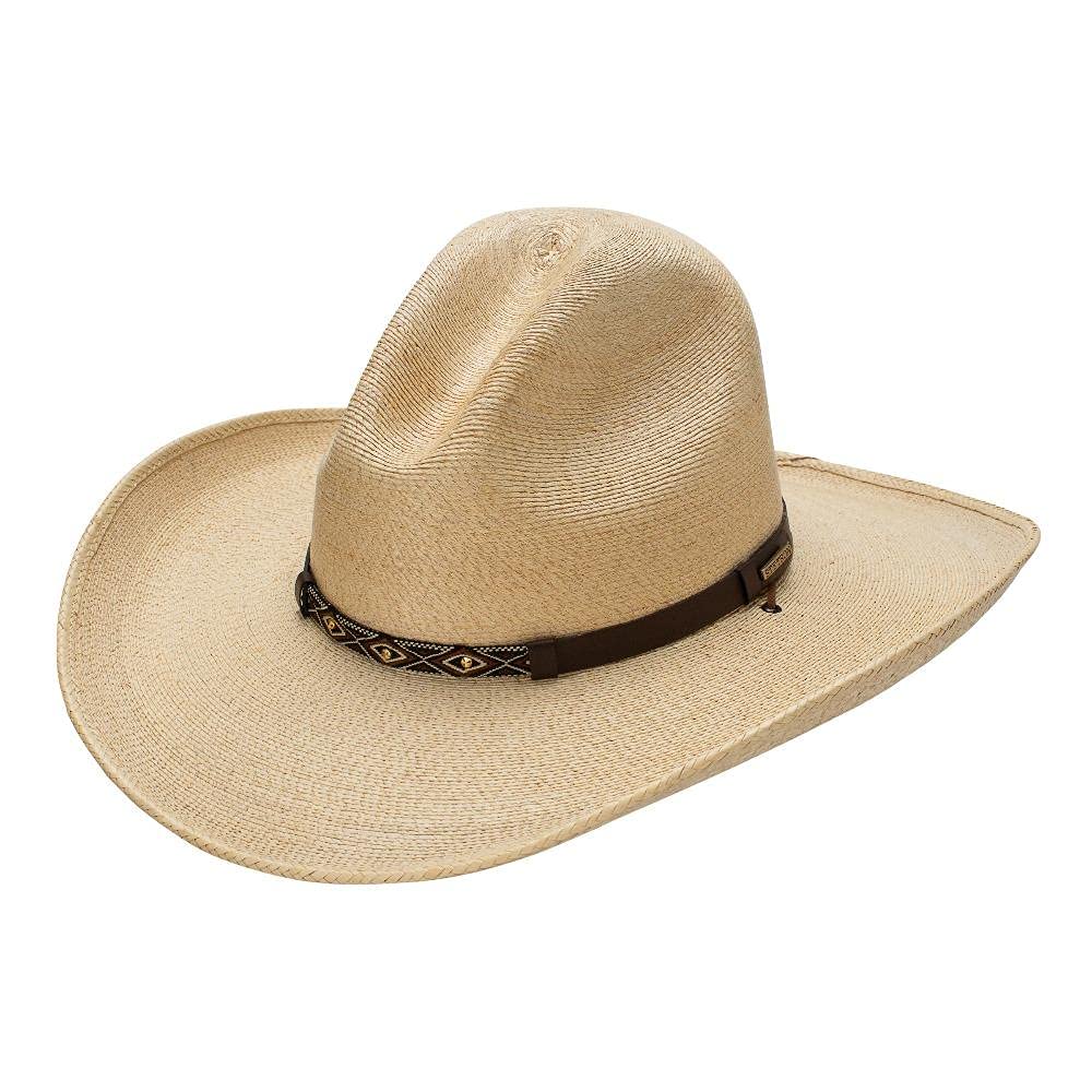 Calhoun Men s Palm Leaf Straw Cowboy Hat Gus Crown Buy Online In INDIA