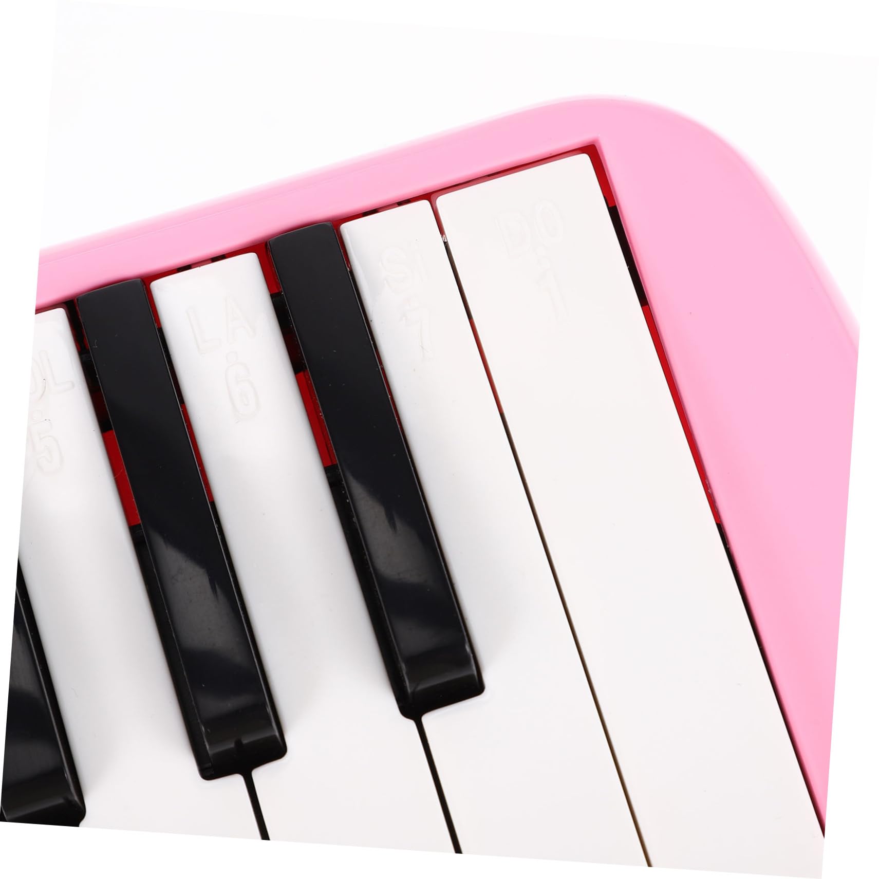 Melodica 32 Tasti per Principianti, Bambini e Adulti Rosa | Armonica a Bocca Bocchini Lunghi e Corti, Abs Plastico e Nylon, per Bambini a Natale e Compleanno