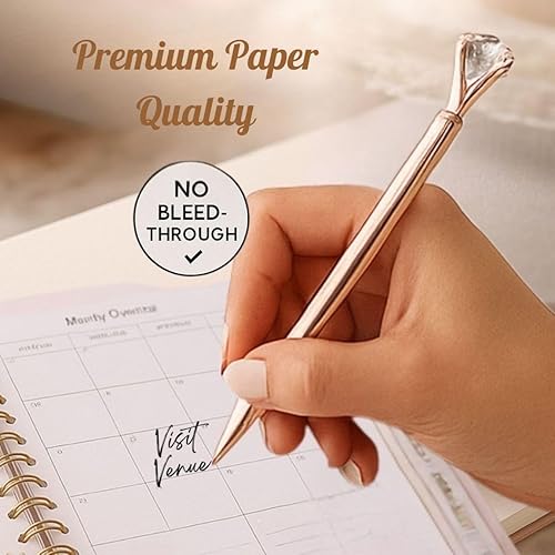 Miniatura 5 de Davis Lorence Agenda de boda libro y organizador con 112 páginas, lienzo expansivo, pestañas etiquetadas, calendario de planificación de invitados