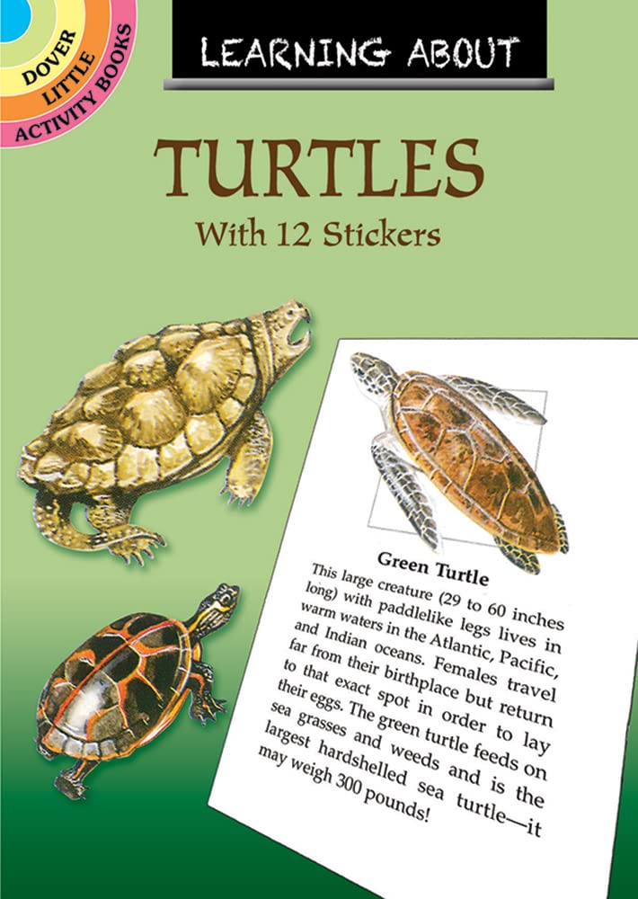 Learning About Turtles (Dover Little Activity Books: Animals): Jan ...