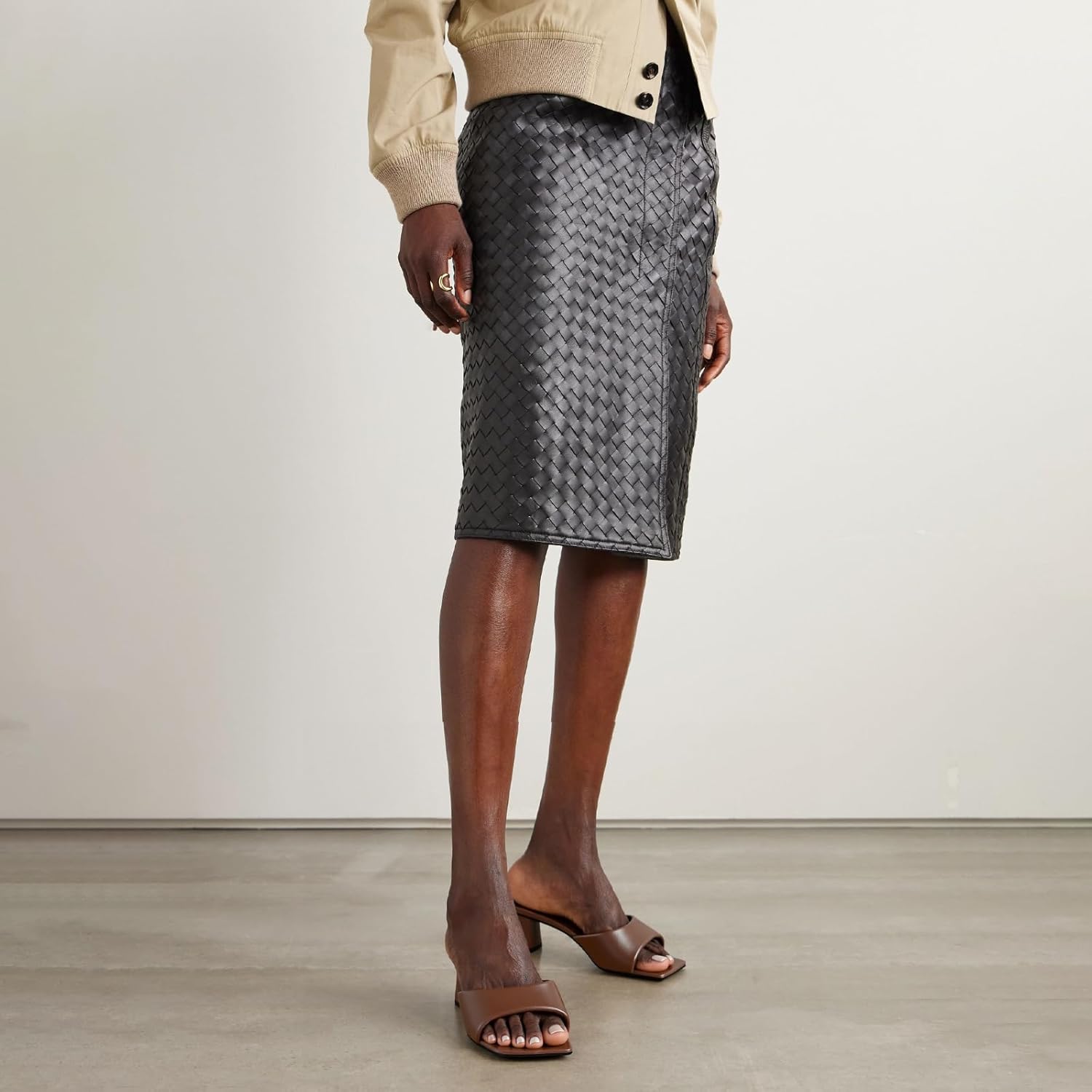 MIRAAZZURRA Heel Mules for Woman Square Open Toe Chunky Block Heel Slip on Heeled Sandals Casual Comfort Party Shoes - Image 4