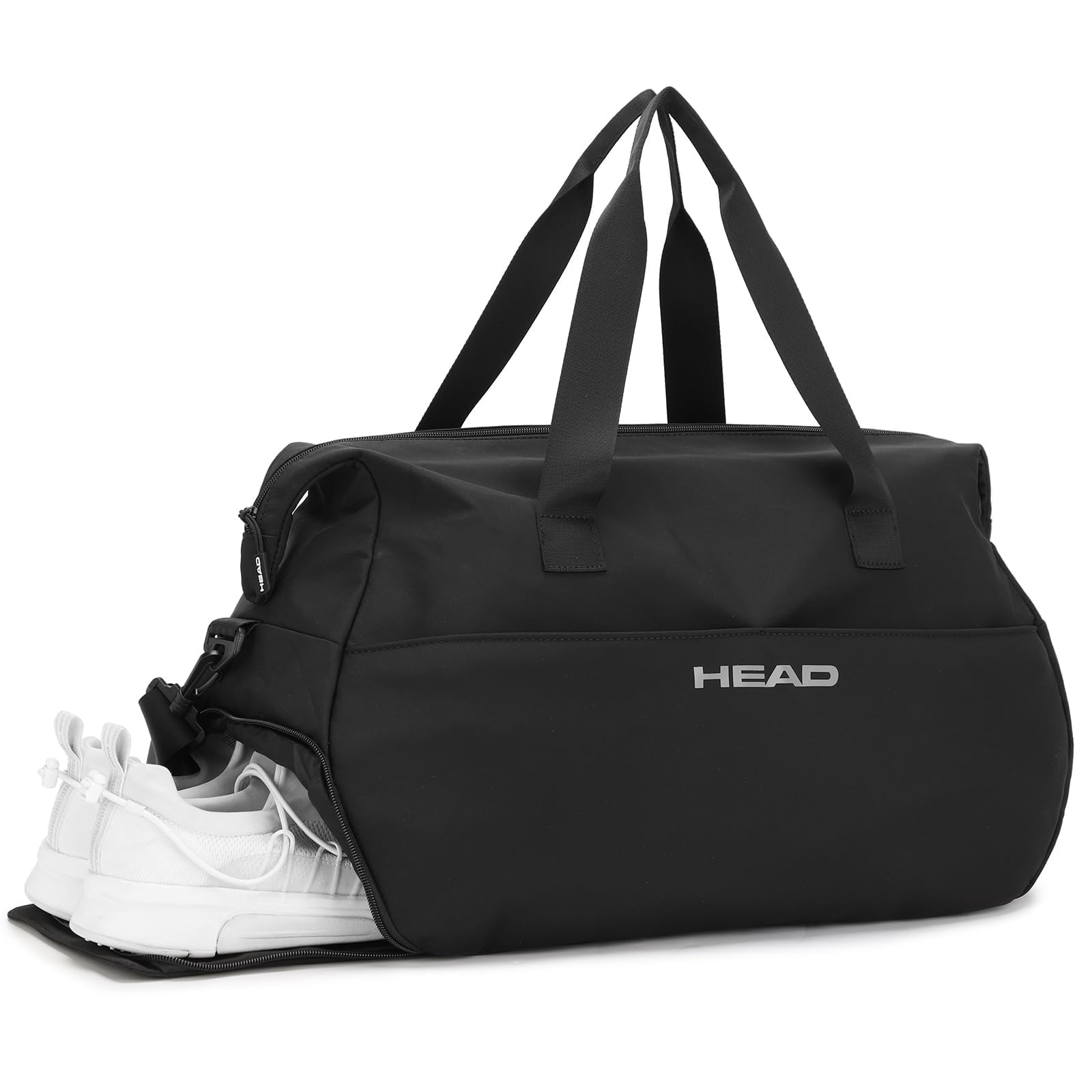 HEAD Women's Gym Duffel Bag, 32L Waterproof Travel Bag with Separate Shoe Compartment, 4 Ways to Carry, Multi-Pocket Sports Tote for Workout, Yoga,
